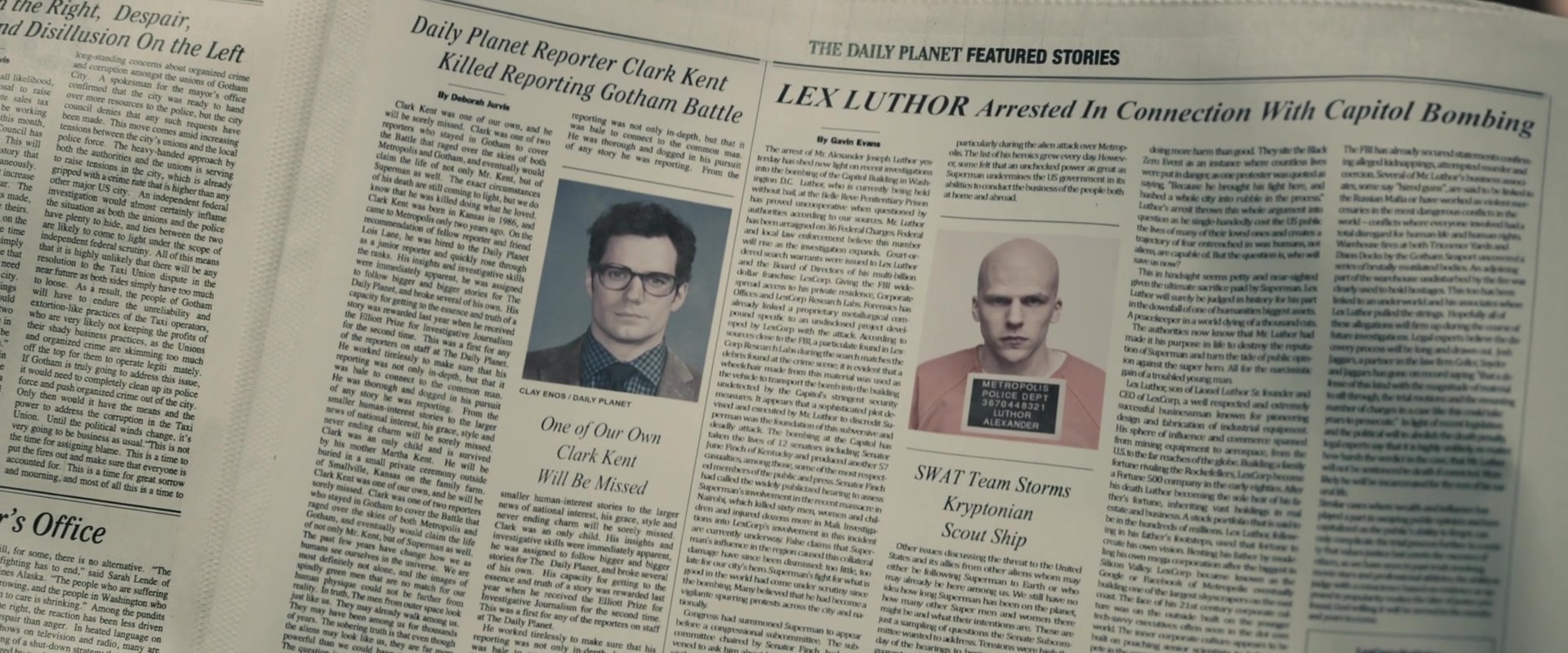 Фильм Бэтмен против Супермена: На заре справедливости (2016)